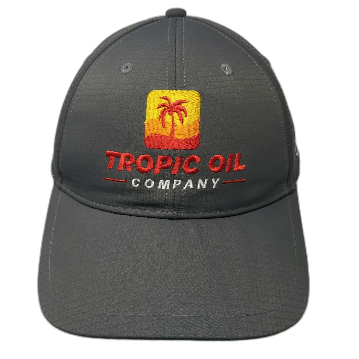 Cap America Tropic Oil Company Mobil Gray One Size Baseball Cap Slideback Hat