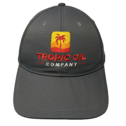 Cap America Tropic Oil Company Mobil Gray One Size Baseball Cap Slideback Hat