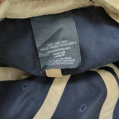 Tommy Hilfiger Baseball Cap Blue One Size Adjustable Strapback Cotton Logo Hat