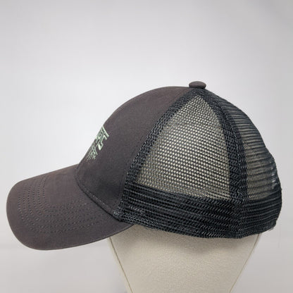 Cohorts Strapback Mesh Back Trucker Hat Gray One Size Port Authority