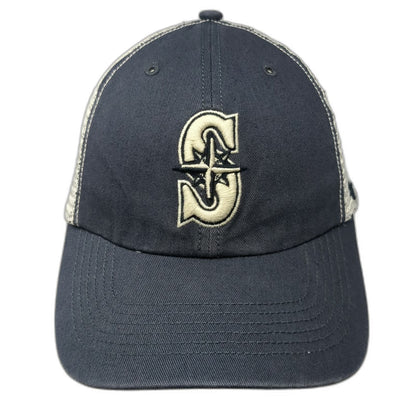 Seattle Mariners MLB '47 Baseball Cap Blue White One Size Hat Mesh Back Stretch
