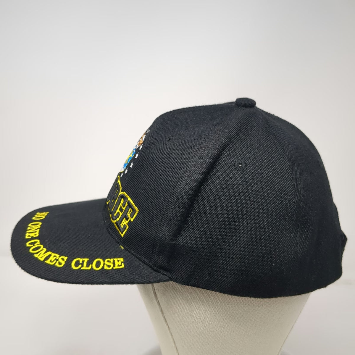 US Air Force Baseball Cap Black One Size No One Comes Close Strapback Hat