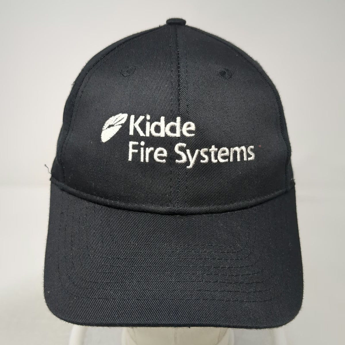 Nissin Baseball Cap Black One Size Kidde Fire Systems Strapback Adjustable Hat