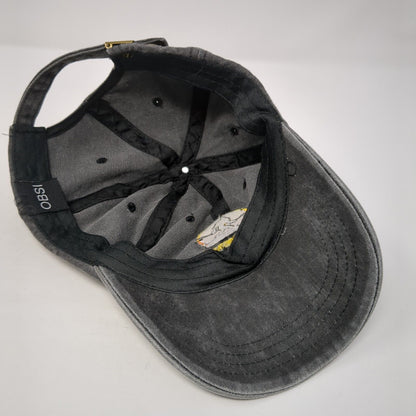 Social Distance Champion Slideback Hat Gray One Size Adjustable Embroidered OBSI