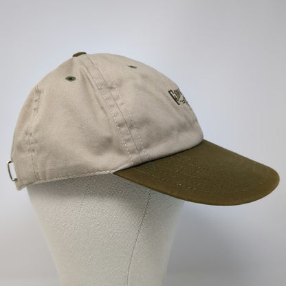 Fairway Blues Baseball Cap Beige Brown One Size Strapback Green Underbrim Golf