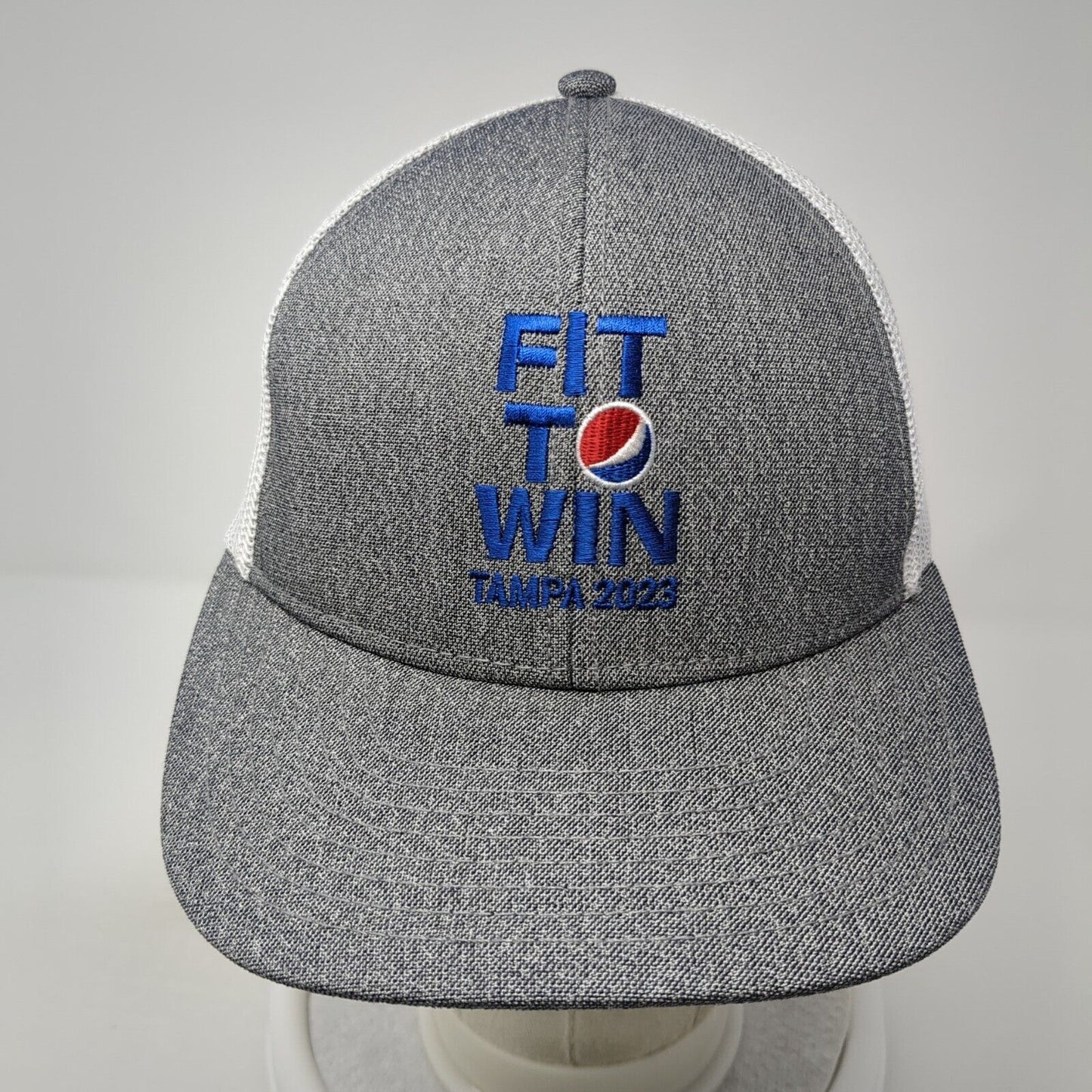 Fit To Win Tampa 2023 Snapback Trucker Hat Gray OS Adjustable Mesh Cap America