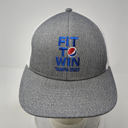 Fit To Win Tampa 2023 Snapback Trucker Hat Gray OS Adjustable Mesh Cap America