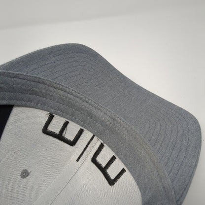 Richardson Snapback Mesh Back Trucker Hat Gray One Size Embroidered m|m