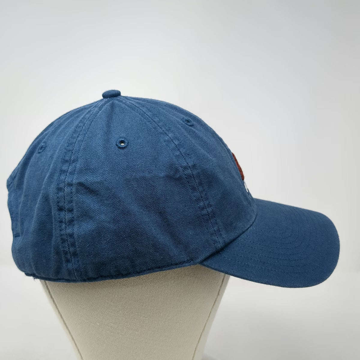 Adidas Baseball Cap Blue One Size Embroidered Logo Slideback Cotton Hat Strap