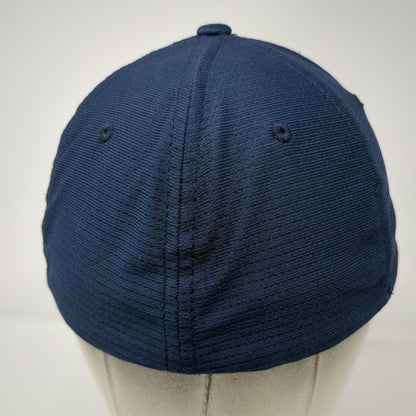 Flexfit Baseball Cap Blue One Size Voodoo Graphic Textured Fitted Stretch Hat