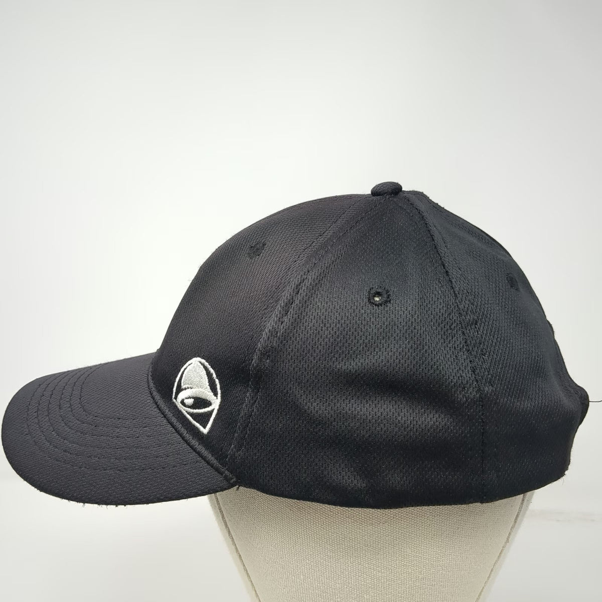 Taco Bell Hat Snapback Black One Size Mesh Back Logo Curved Brim Polyester