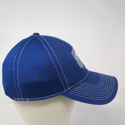 Blue Warriors Fitted Trucker Hat Blue One Size Embroidered Mesh Back New Era