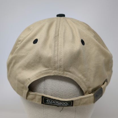 Ahead Eldorado Hotel Casino Reno Baseball Cap Beige One Size Hat Sandwich Brim