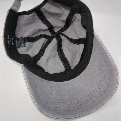 David And Young Slideback Hat Gray One Size Adjustable 6 Panel Blank
