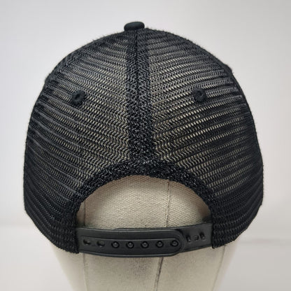 Dad Gang Trucker Hat Black One Size Mesh Snapback IYKYK Script Logo Embroidery