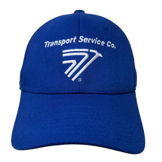 American Needle Men's Fitted Hat Blue Size L/XL Embroidered Transport Service Co