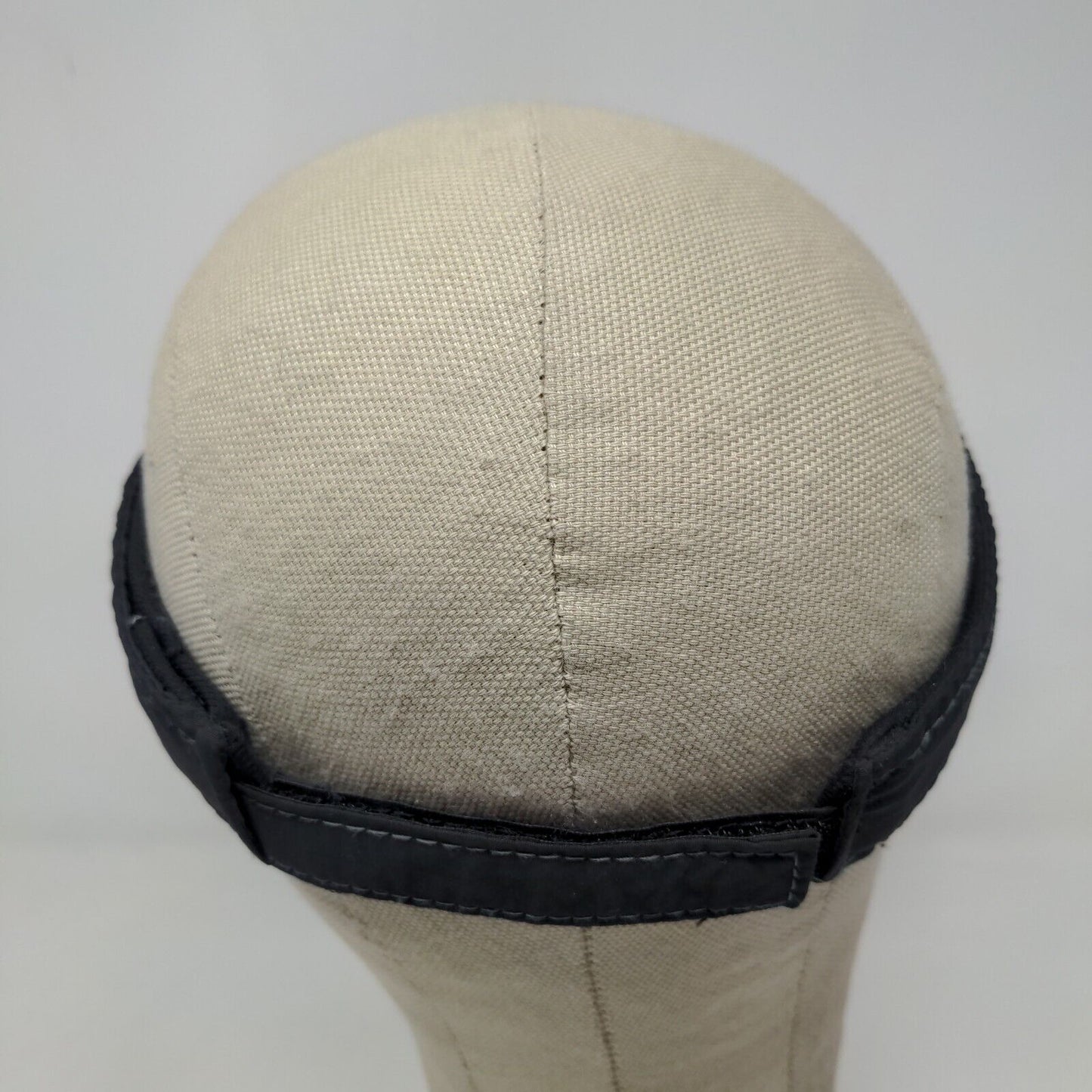 Signatures Men's Strapback Sun Visor Cap Hat Black Adjustable Golf Logo