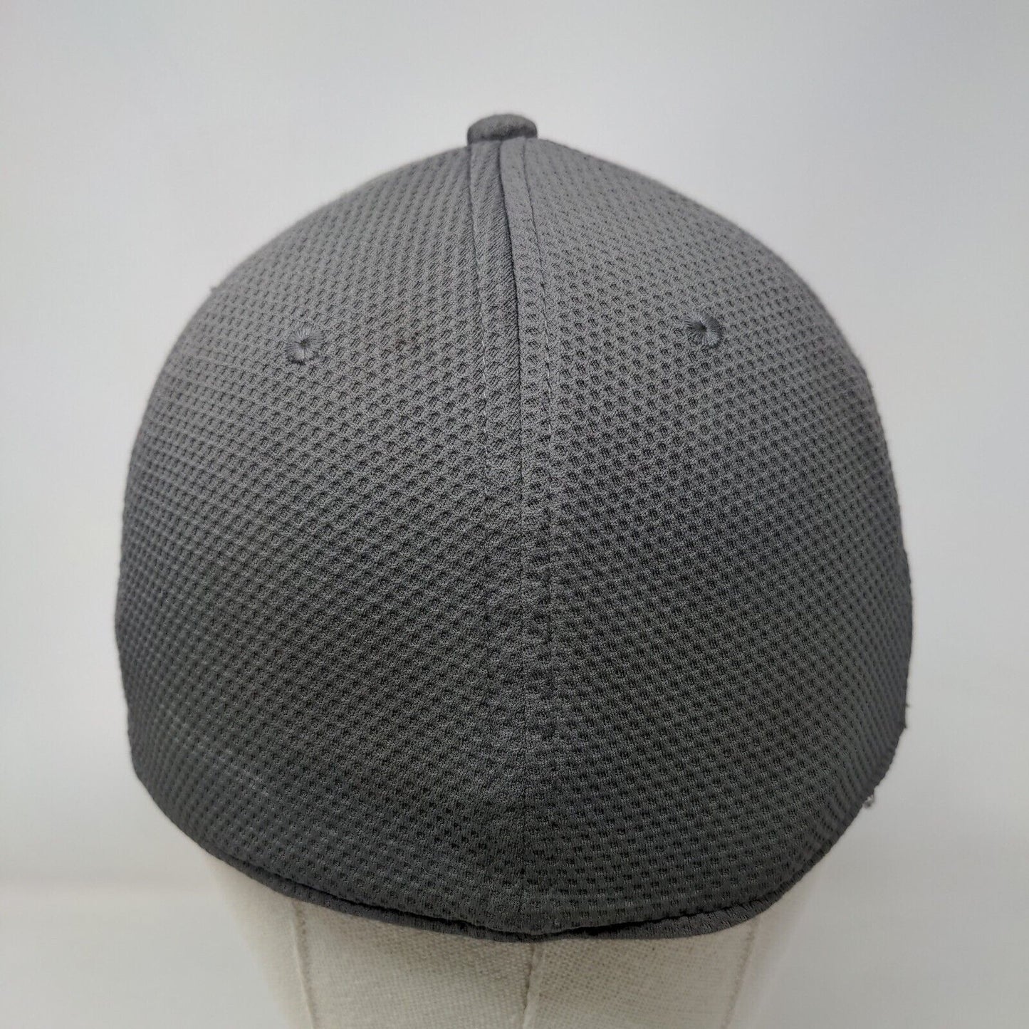 True North Tower Fitted Hat Gray M/L Embroidered Holes Breathable Under Armour