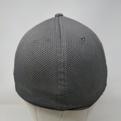 True North Tower Fitted Hat Gray M/L Embroidered Holes Breathable Under Armour