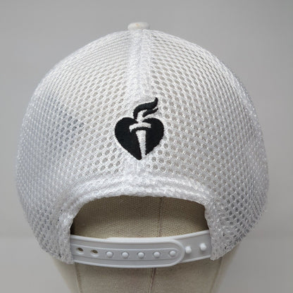 Seattle Snapback Hat White One Size Adjustable Mesh New Era 9Forty