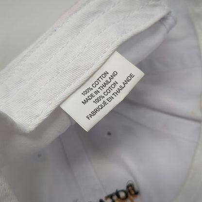 Bota Box Breeze White Baseball Cap One Size Cotton Slideback Adjustable Hat