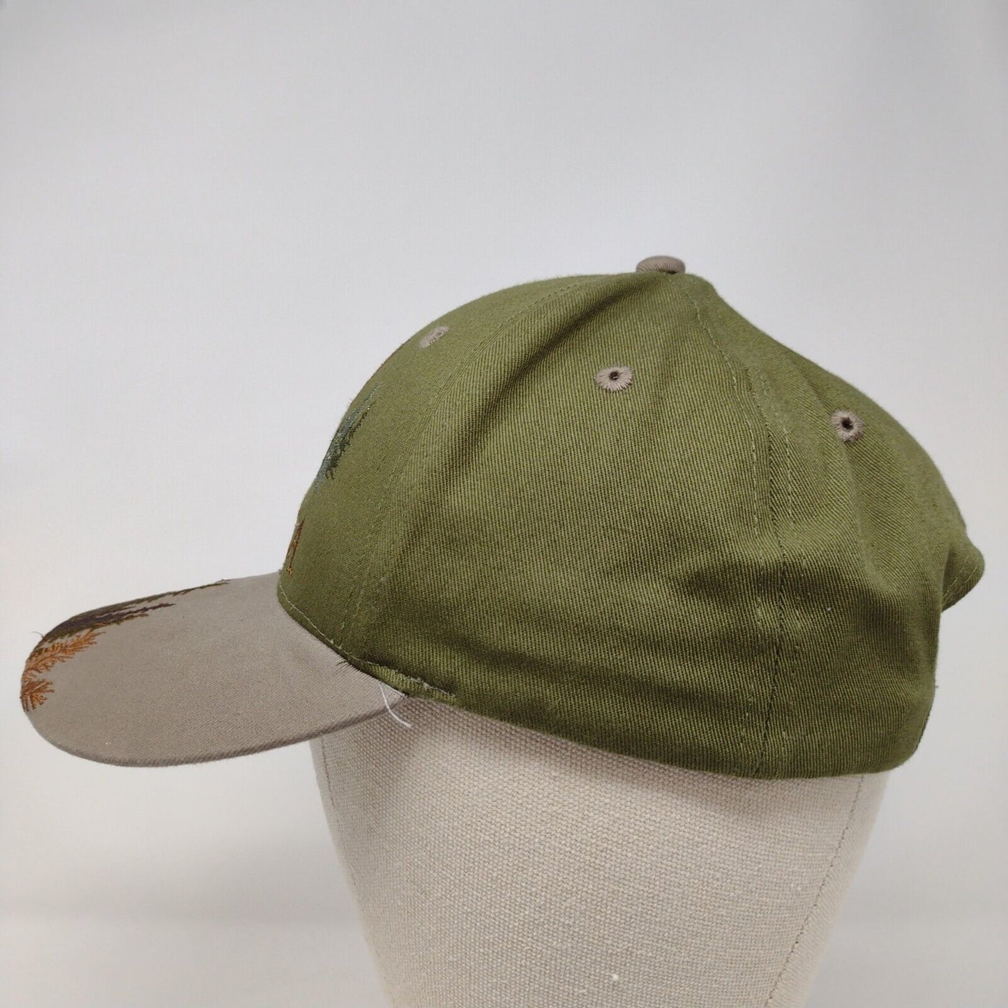 Alaska Eagle Slideback Hat Multicolor OSFM Embroidered Leather Strap