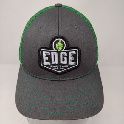 Edge Brewing Company Patch Snapback Trucker Hat Multi OSFA Mesh Back