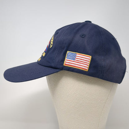 Blue Baseball Cap One Size USA 250th Anniversary Eagle Statue Liberty Hat 1776