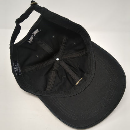 Yee Yee Smiley Emoticon Slideback Hat Black One Size Adjustable Outdoor Cap