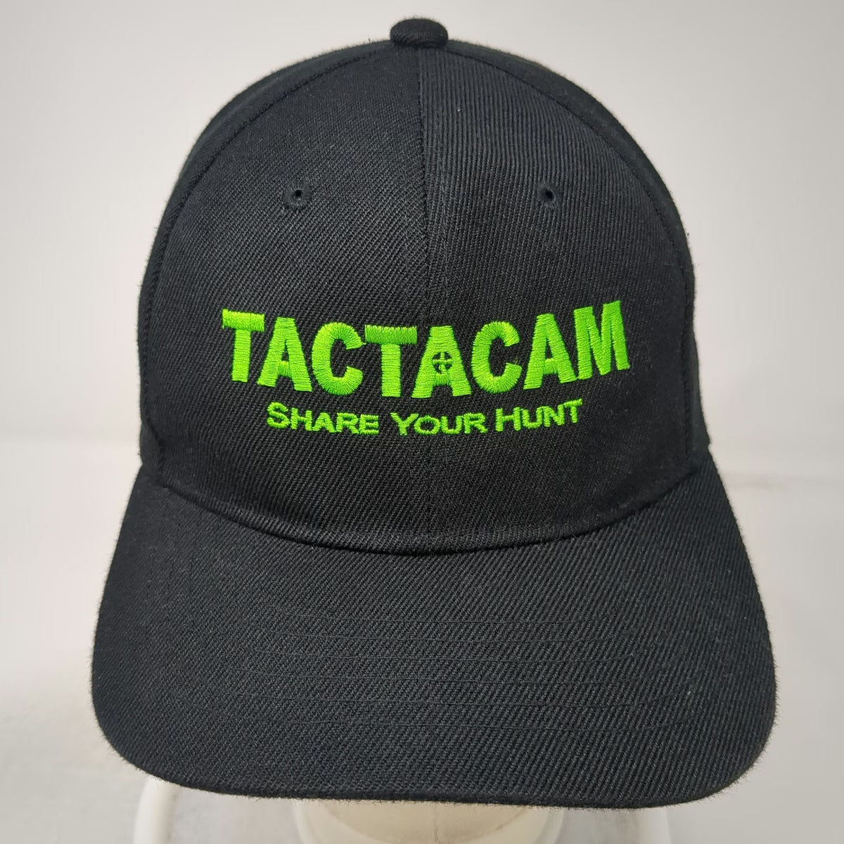 Tactacam Baseball Cap Black One Size Share Your Hunt Structured Polyester Hat