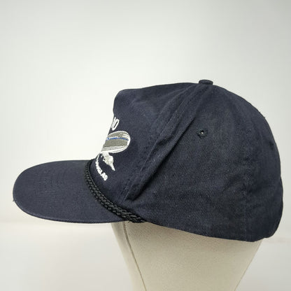 KC Trucker Black Hat One Size KDC-10 McDonnell Douglas Braided Rope Snapback