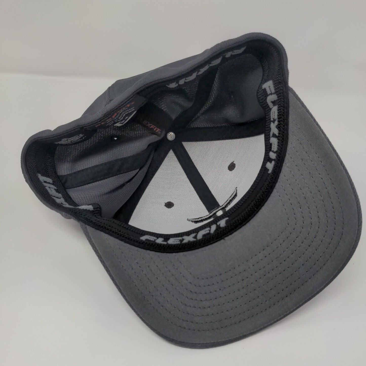 Tuf Cooper Panhandle Fitted Hat Gray S/M Flexfit Embroidered 6 Panel Yupoong