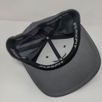 Tuf Cooper Panhandle Fitted Hat Gray S/M Flexfit Embroidered 6 Panel Yupoong