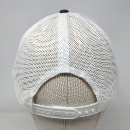 Mad Dog Snapback Trucker Hat Gray One Size Embroidered Mesh Back Cap America