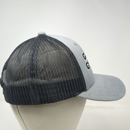 Richardson Trucker Hat Gray L Clear Choice Window Cleaning Mesh Back Snapback