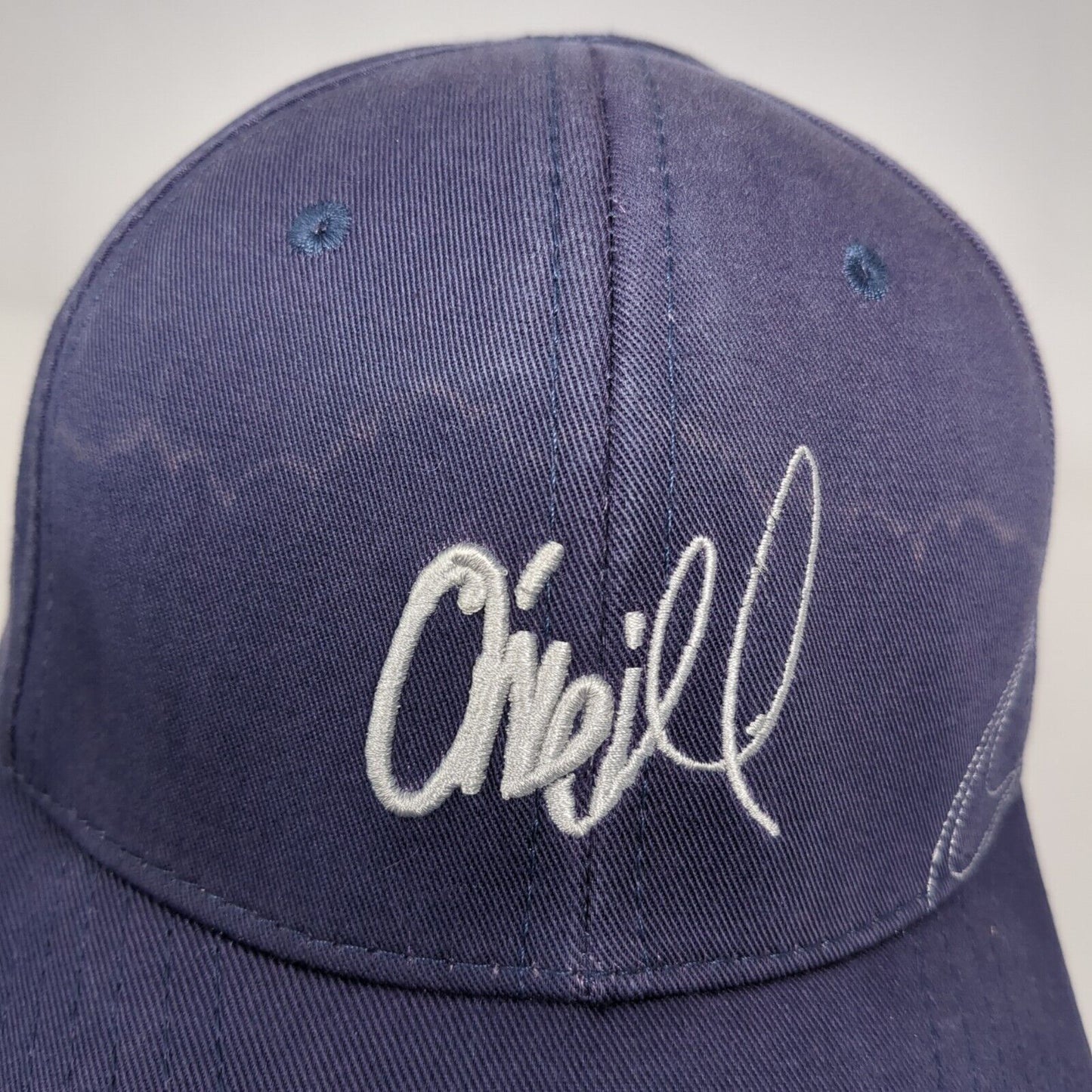 O'Neill Fitted Hat Blue OSFA Perfect Fit Embroidered Vented Holes 6 Panel