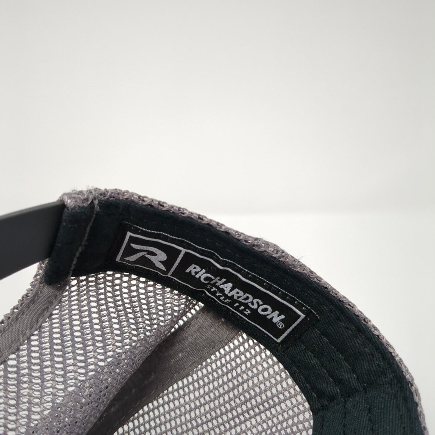 Get Outdoors Snapback Trucker Hat Black One Size Adjustable Mesh Back Richardson