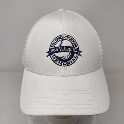 Sun Valley ID Killebrew Thompson Memorial Trucker Hat White OS 6 Panel Johnnie-O