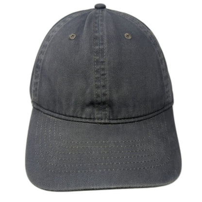 George Baseball Cap Gray One Size Slideback Adjustable Blank Cotton Hat