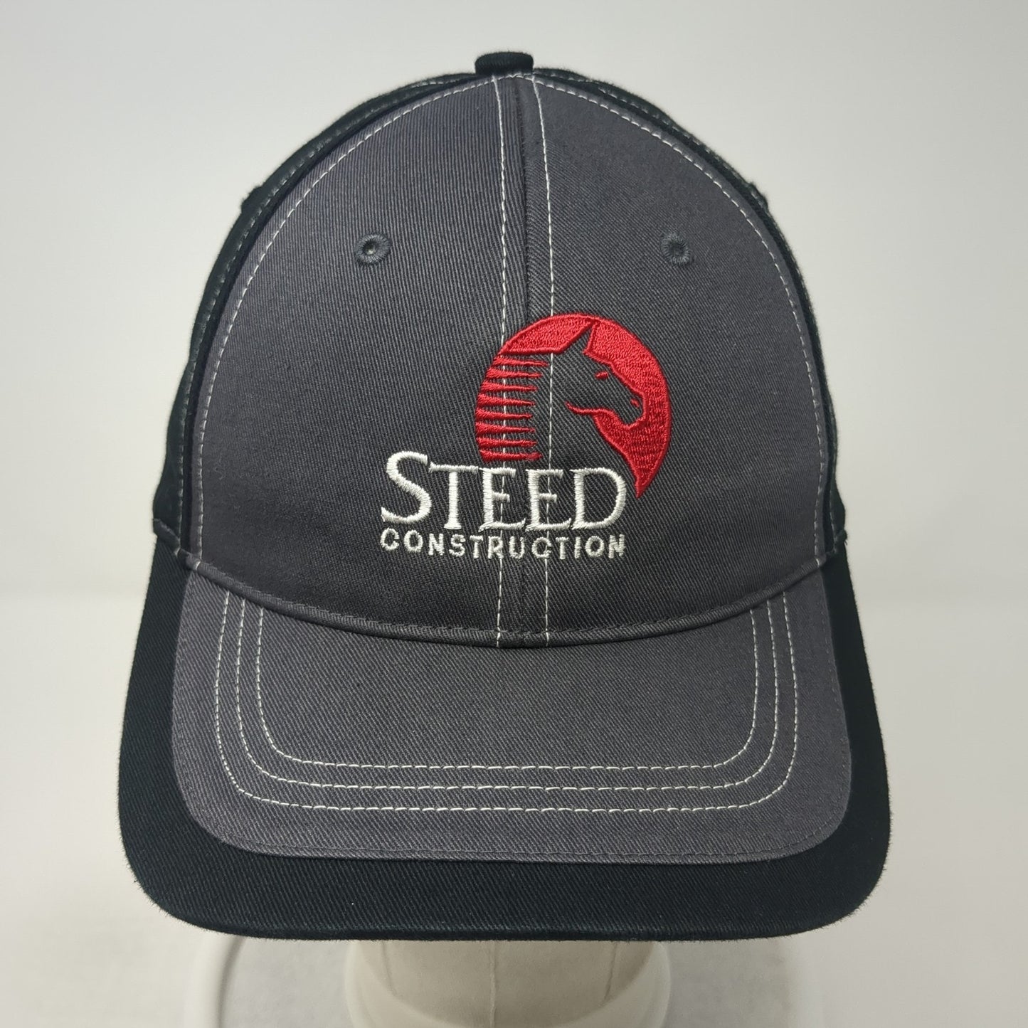 Steed Construction Baseball Cap Multicolor OS Adjustable Embroidered Richardson