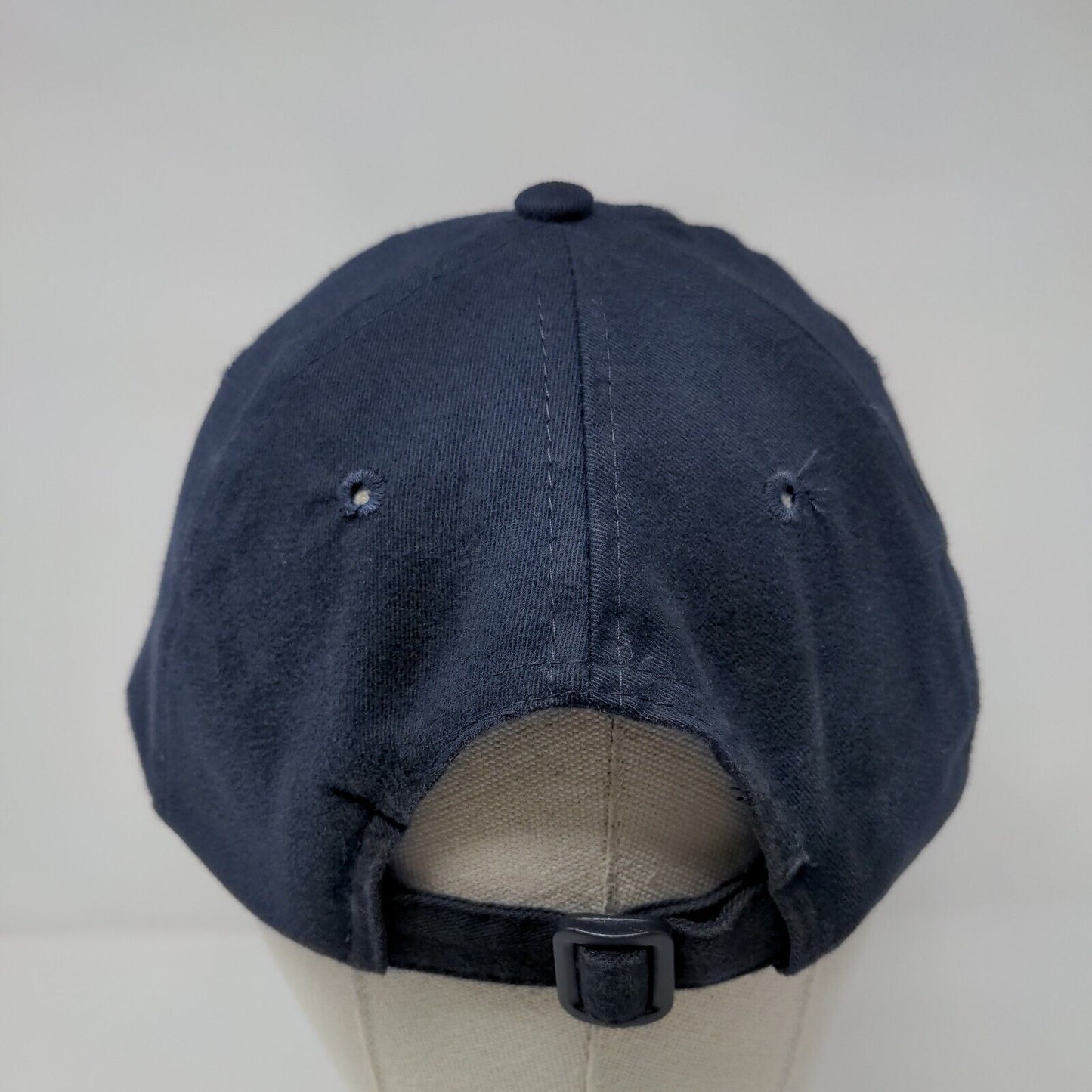 Ice Hockey Slideback Hat Blue OSFA Adjustable Embroidered 6 Panel Otto