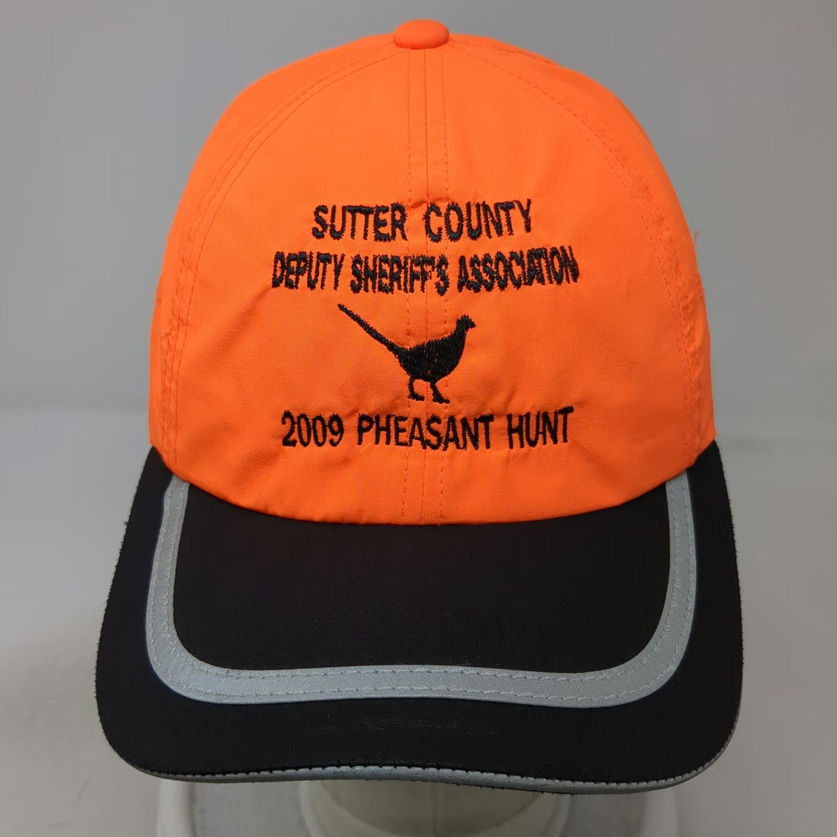 Port Authority Baseball Cap Orange One Size Reflective Sutter County Hunt Hat