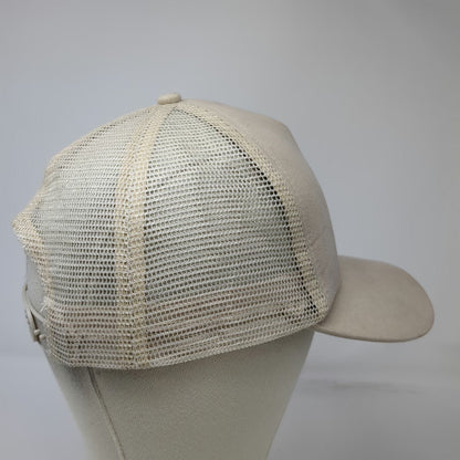 KC Caps Trucker Hat Beige One Size Ryder Farm Inc Certified Organic Brewster NY