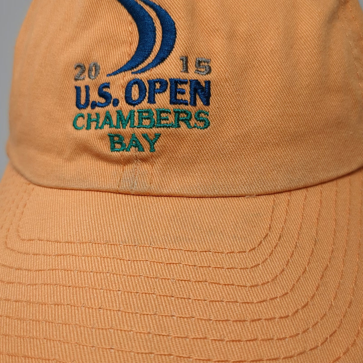 USGA 2015 U.S. Open Chambers Bay Member Orange One Size Baseball Cap Hat Golf