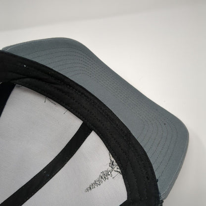 Camp Ida-Haven Snapback Mesh Back Trucker Hat Gray One Size Adjustable