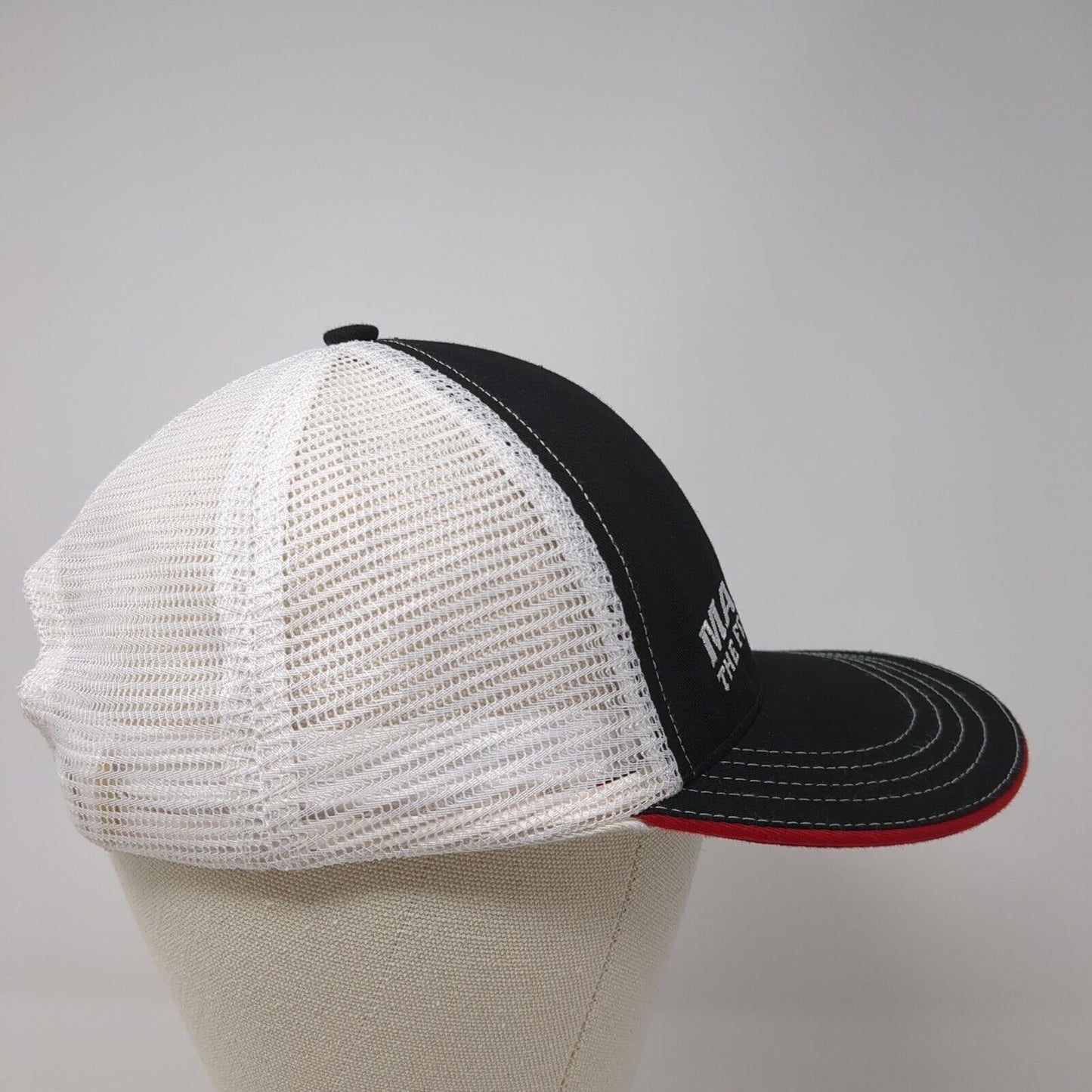 Marines The Few The Proud Snapback Trucker Hat Black One Size Mesh Back