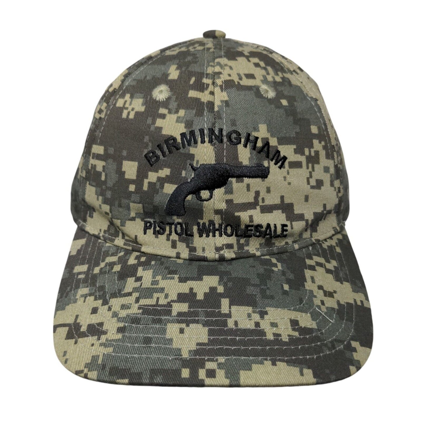 Birmingham Pistol Wholesale Strapback Hat Camouflage One Size 6 Panel