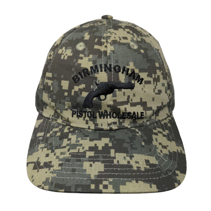 Birmingham Pistol Wholesale Strapback Hat Camouflage One Size 6 Panel