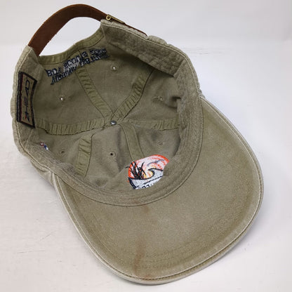 Ahead Baseball Cap Beige One Size Virginia Boy Scouts 2002 Bay Creek Leather Hat