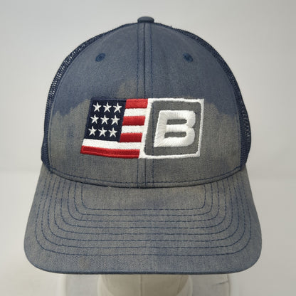 USA Flag Bare Performance Nutrition Trucker Hat Black One Size Adjustable